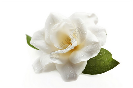 美丽的白色花朵背景图片
