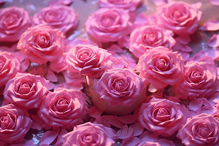 漂亮的粉色玫瑰图片