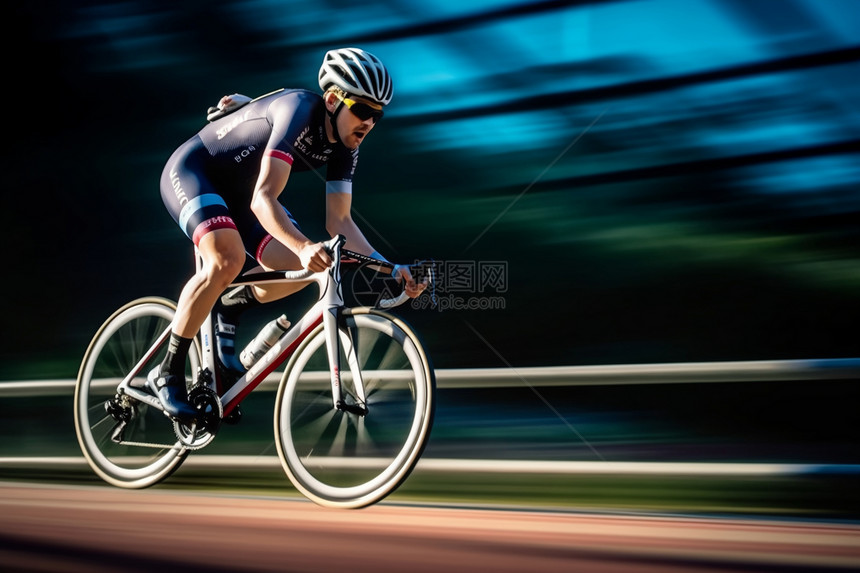 骑自行车的运动员图片