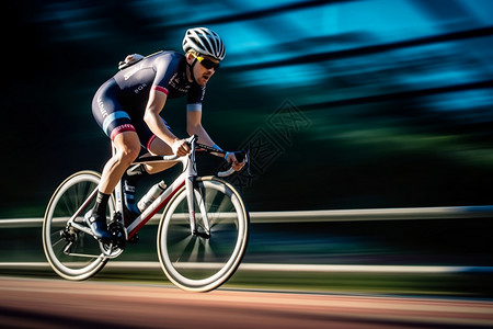 骑自行车的运动员背景图片