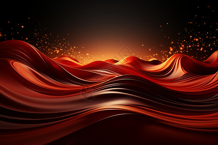 红色水纹的艺术之光背景图片