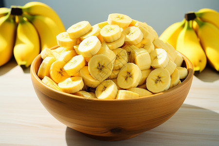 一碗香蕉片图片