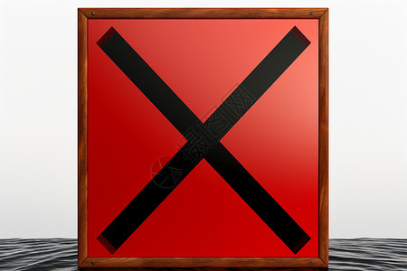 红色交通标志图片