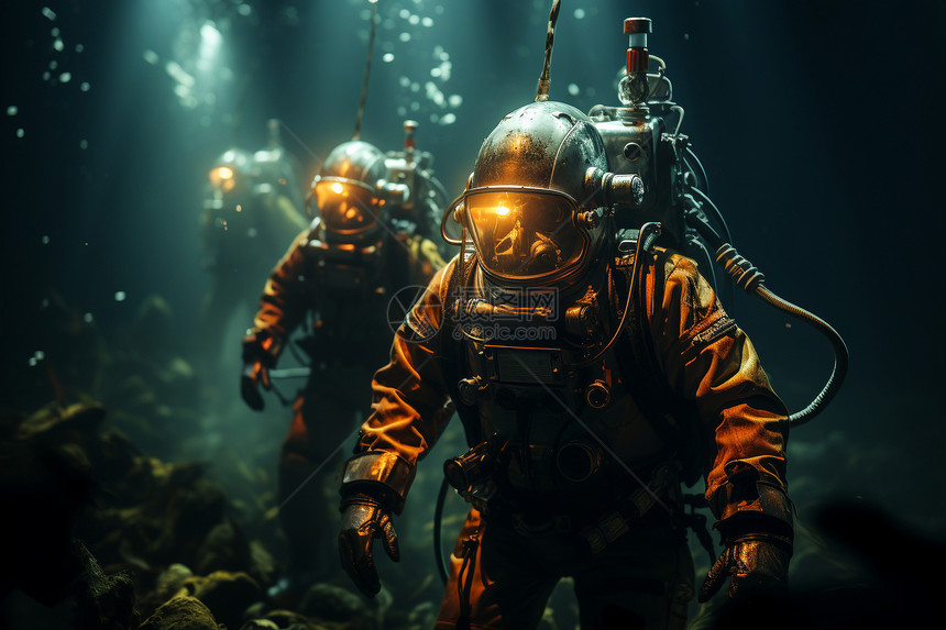 深海潜水员图片