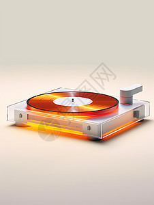 CD机创意留声机设计图片