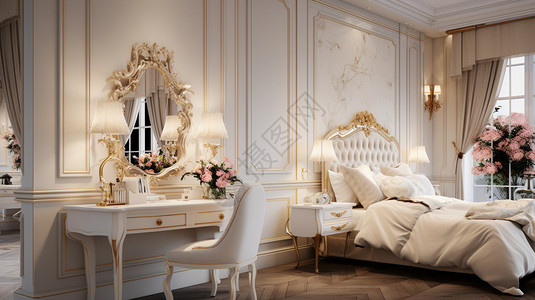 古典的卧室图片