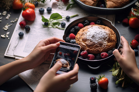美食手机拍食物高清图片