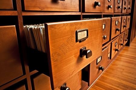 木质文件柜背景