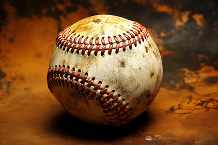 破旧的棒球背景图片