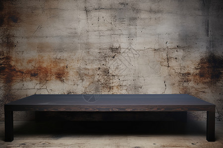 古旧的室内木桌摆设背景背景图片