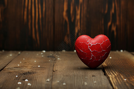红色碎片破碎的红色爱心背景