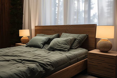 温馨木质卧室图片