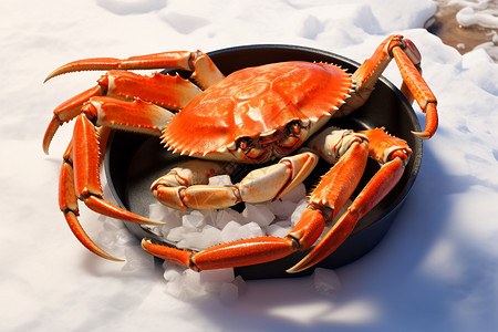 健康的食物螃蟹图片