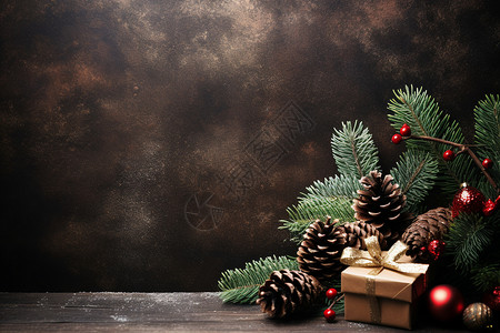 创意圣诞节装饰背景背景图片