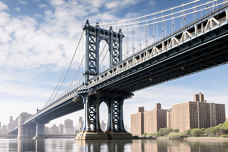 布鲁克林桥建筑景观图片