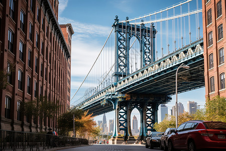 著名的布鲁克林桥高清图片