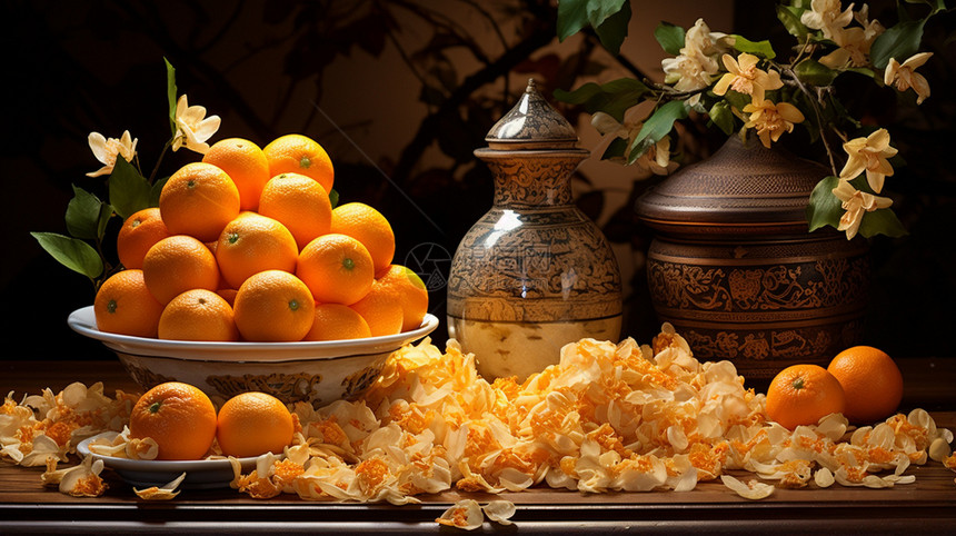 美味的水果橘子图片