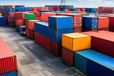 国际集装箱工业国际贸易运输港口背景