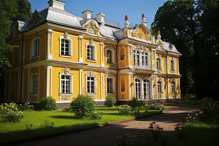 壮丽堂皇的欧式建筑背景图片