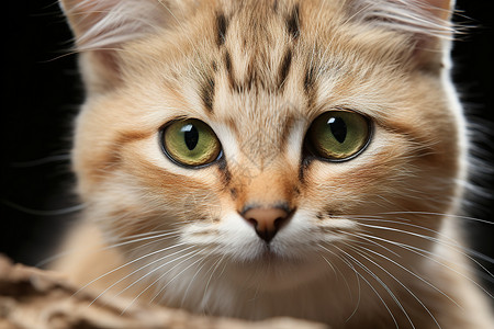 迷人的绿眼猫高清图片