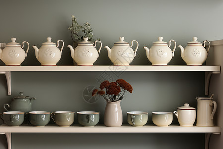 家庭收藏的茶具图片