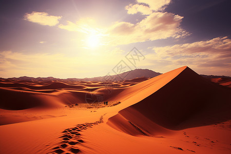 荒漠沙漠探险高清图片