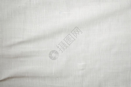纱布白色的亚麻布面料背景