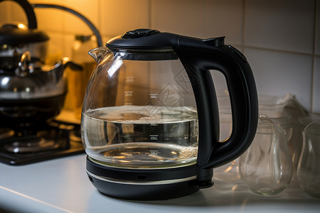 玻璃茶壶和电热水壶图片