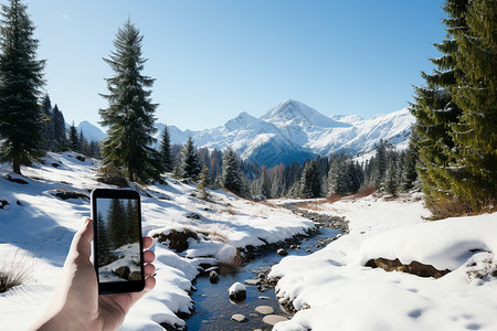 雪山唯美风景旅行图片