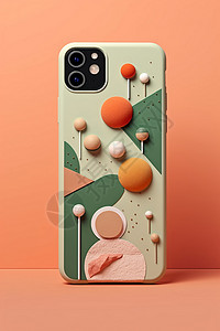 鲜艳多彩的手机壳背景图片