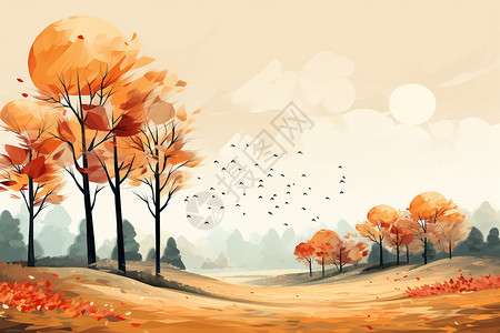 秋天的风景图片
