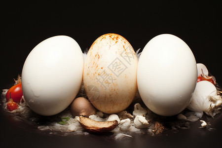 营养的鸡蛋背景图片