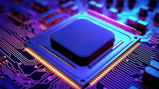 电脑CPU的照片背景图片