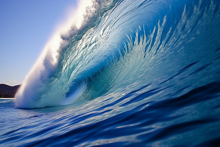 完美的波浪图片