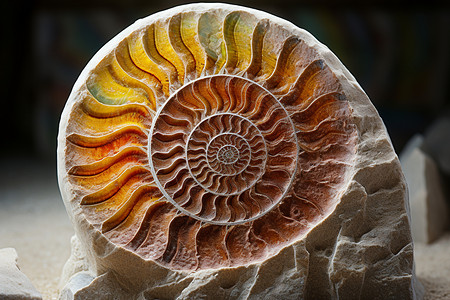 化石背景图片