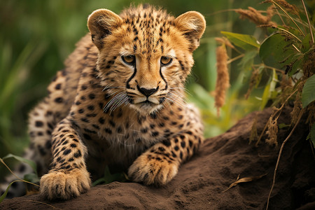 可爱的动物猎豹图片