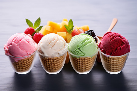 夏日冰淇淋图片图片