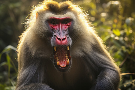 愤怒表情的猴子图片