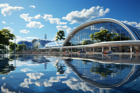 空港城市未来空港设计图片