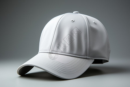 简约样机简约设计的白色棒球帽背景