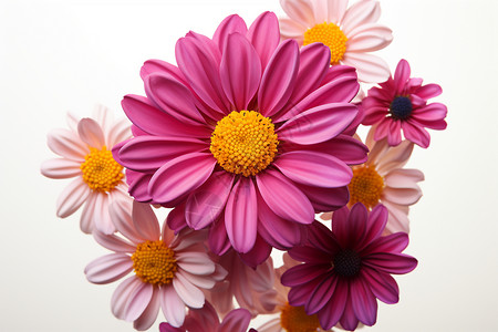 粉色雏菊美丽的自然花朵设计图片