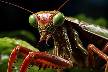 小世界中的螳螂图片