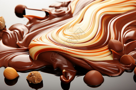 美味的食物巧克力背景图片