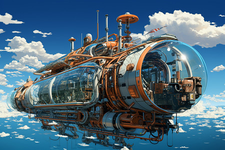 现代设计的潜艇图片