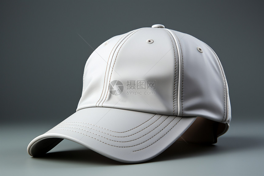 白色棒球帽设计图片