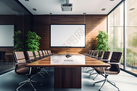 现代化会议室背景图片