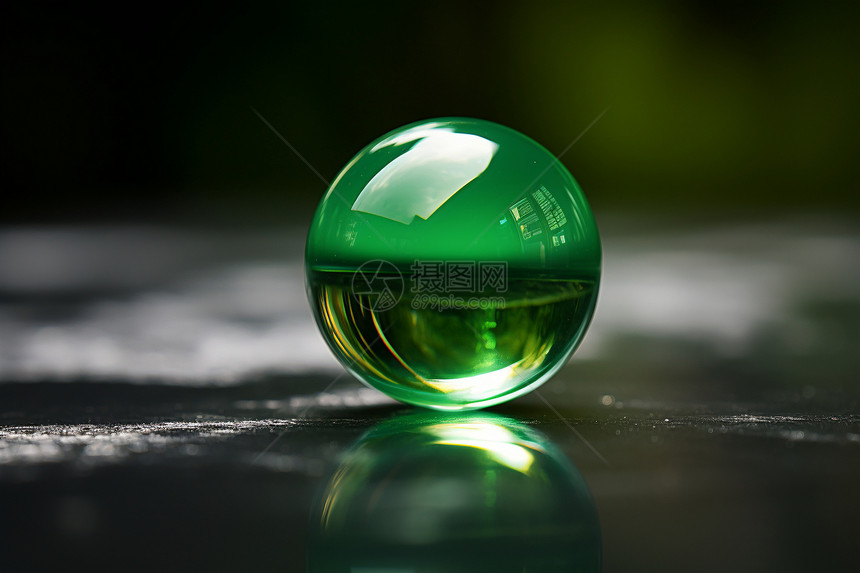 玻璃圆球图片