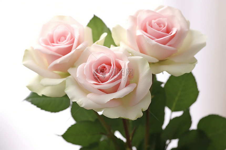 迷人的粉色玫瑰图片