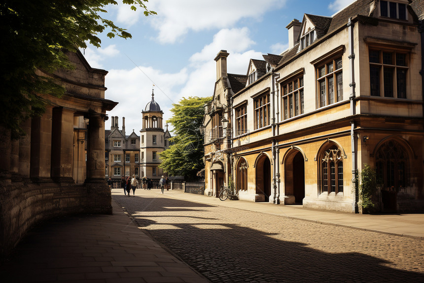 牛津大学的建筑图片