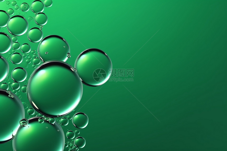 透明气泡创意背景图片